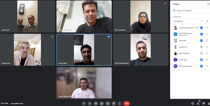 نشست آنلاین بررسی عملکرد انجمن بولس و پتانک استان سمنان