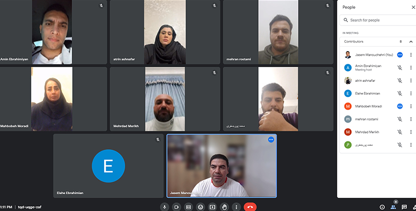 نشست آنلاین بررسی عملکرد انجمن بولس و پتانک استان تهران