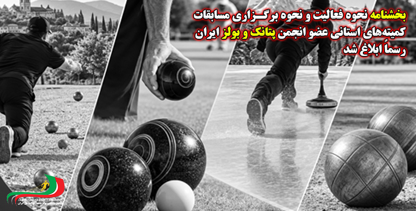 بخشنامه فعالیت کمیتههای استانی انجمن